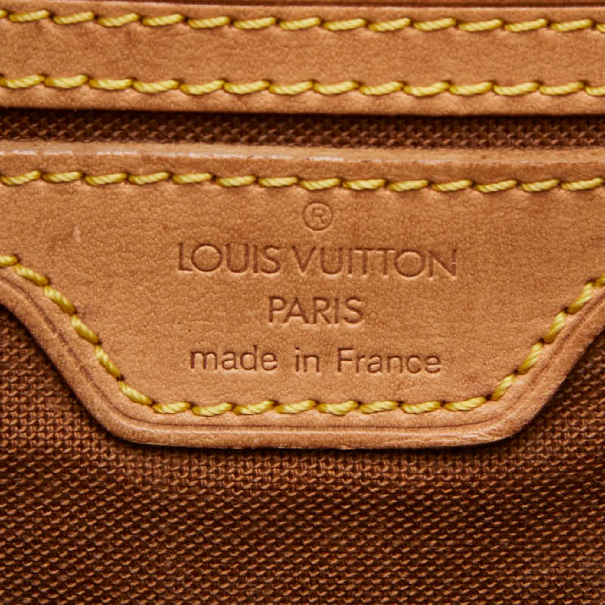 Louis Vuitton Brown Pvc Leather Backpack