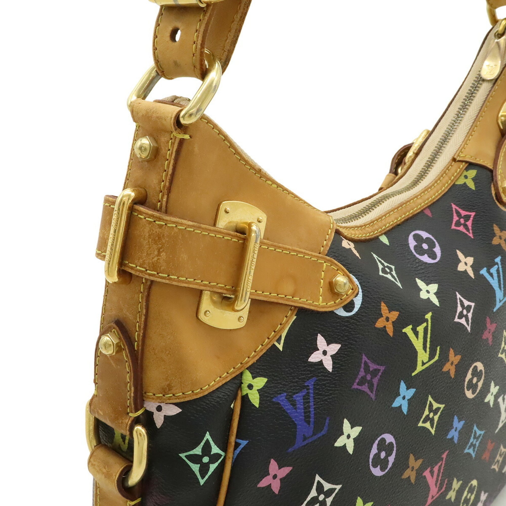 Louis Vuitton Black Noir Monogram Shoulder Bag