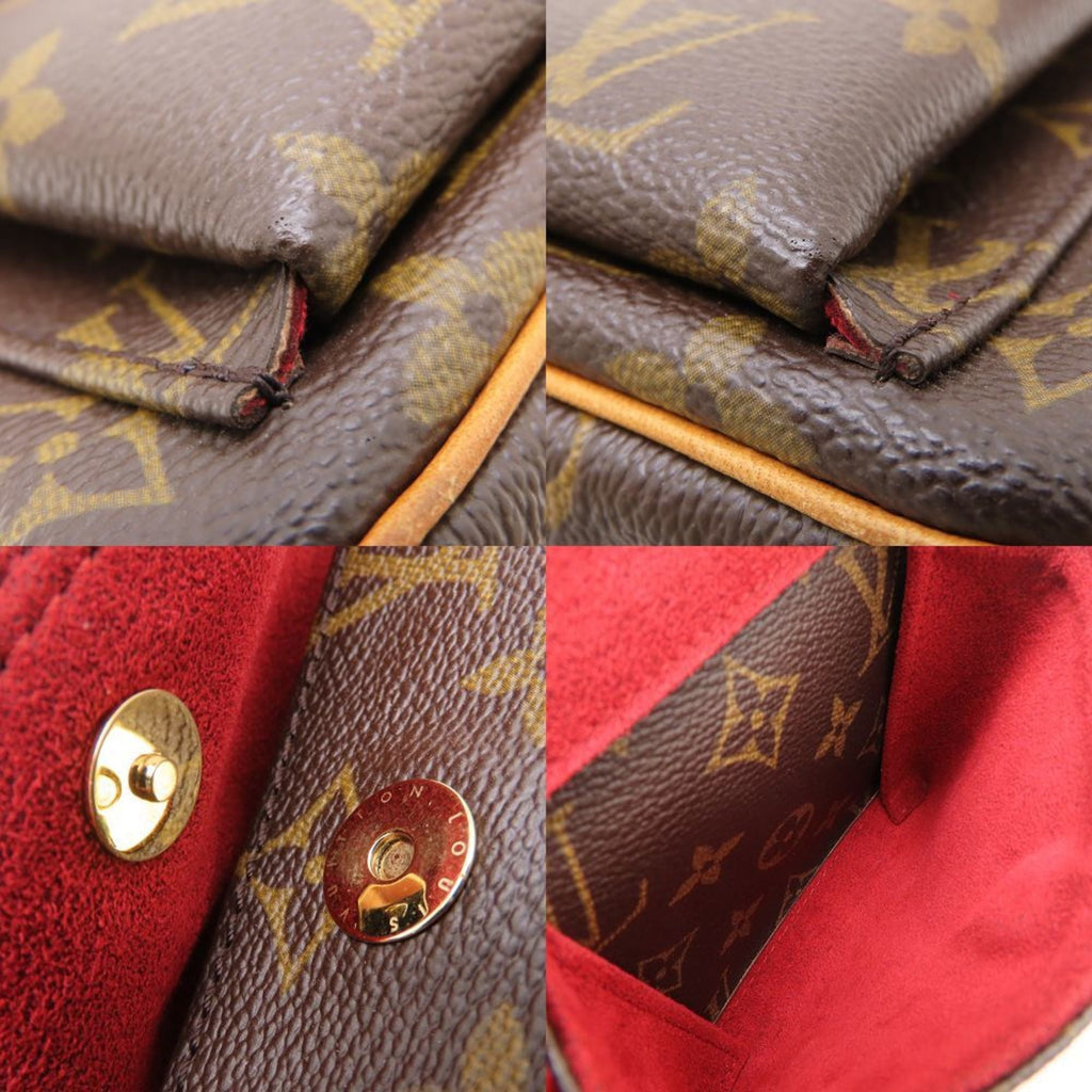 Louis Vuitton Brown Canvas Shoulder Bag