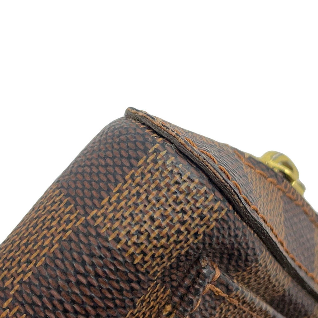 Louis Vuitton Brown Damier Canvas Ebene Damier Canvas Pouch Shoulder Bag Sling Bag