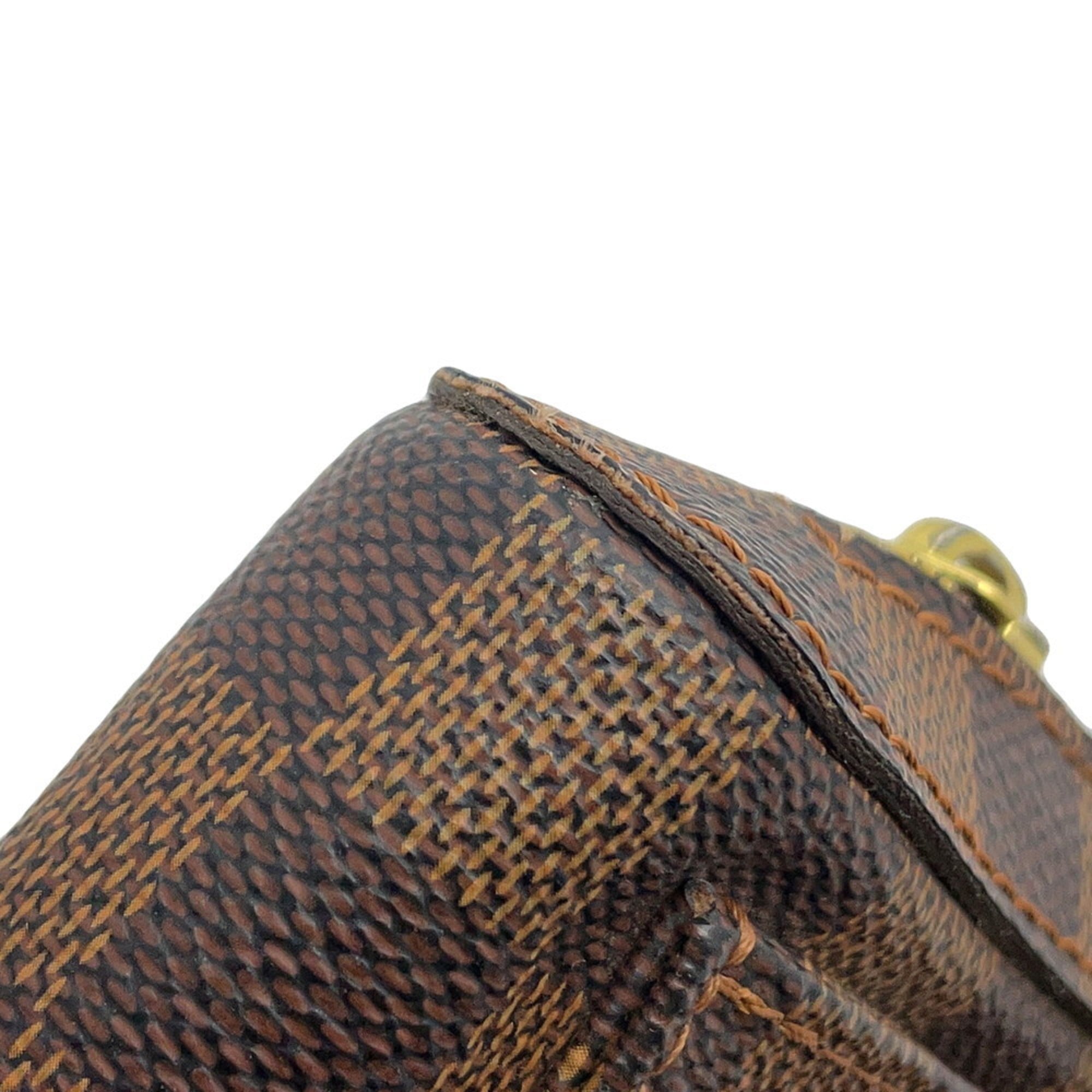 Louis Vuitton Brown Damier Canvas Ebene Damier Canvas Pouch Shoulder Bag Sling Bag