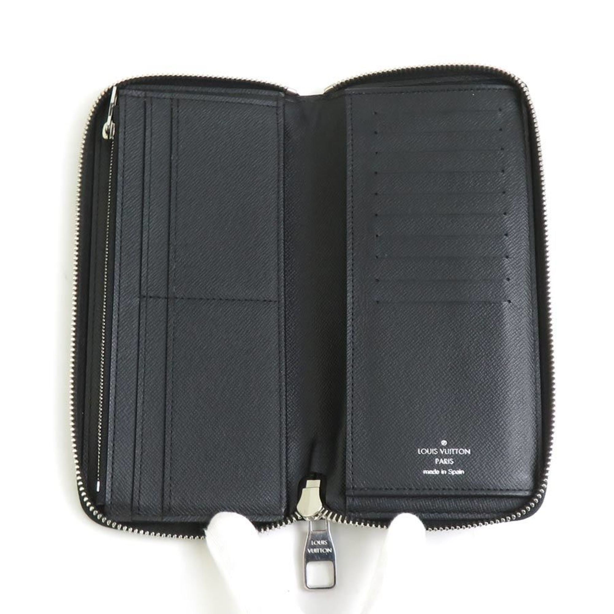 Louis Vuitton Black Damier Graphite Long Wallet