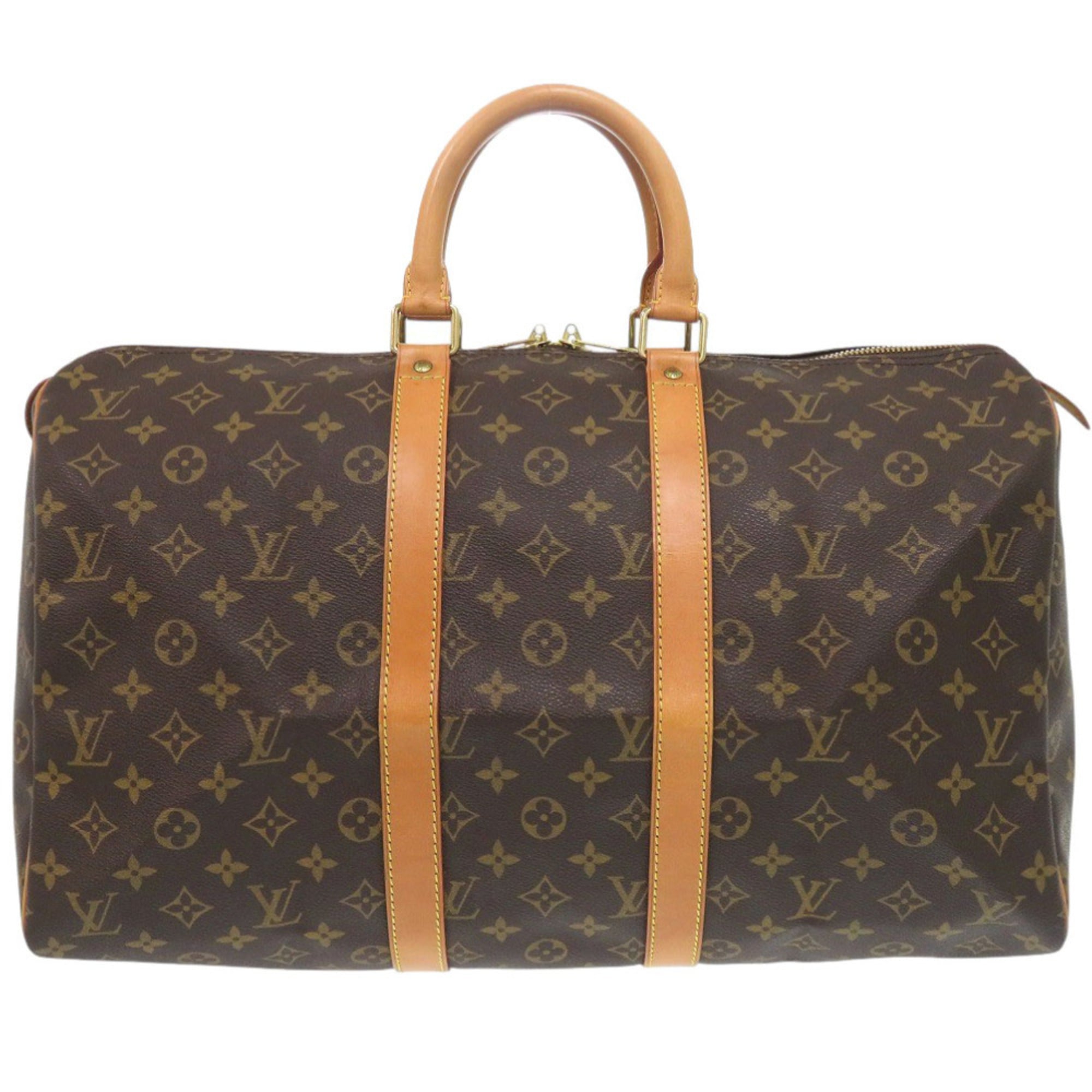 Louis Vuitton Brown Monogram Canvas Boston Bag