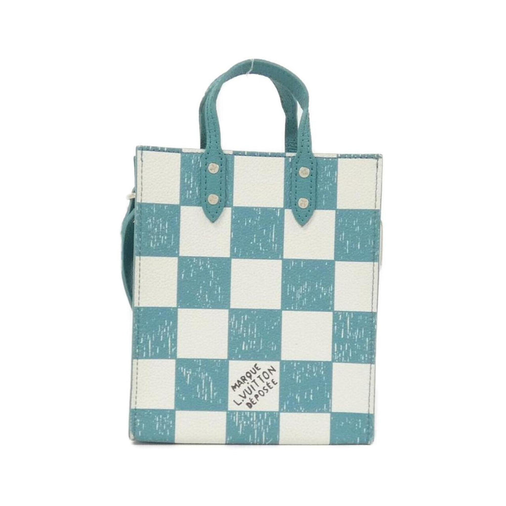 Louis Vuitton Turquoise Leather Handbag