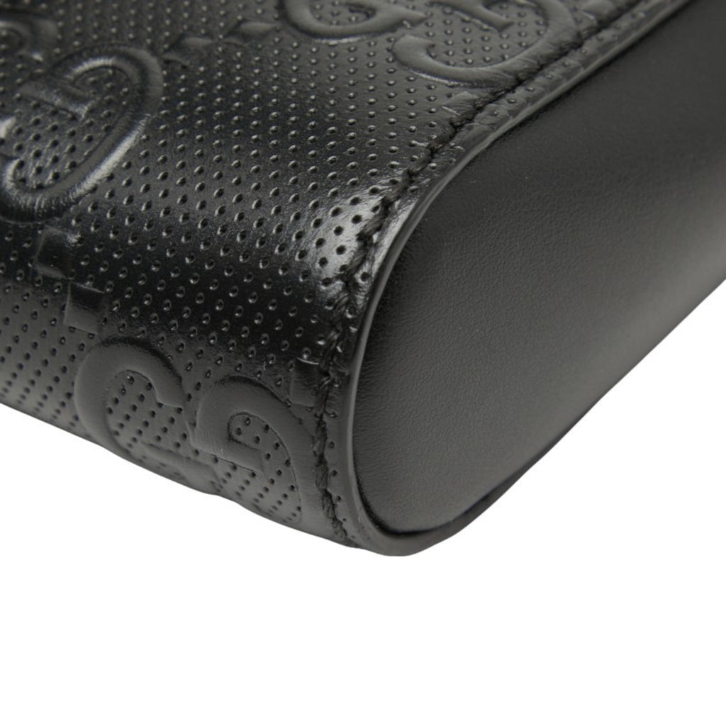Gucci Black Leather Fanny Pack (Pre-Owned)