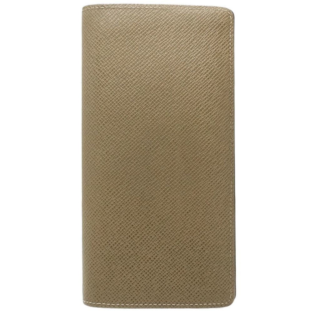 Louis Vuitton Khaki Taiga Leather Long Wallet