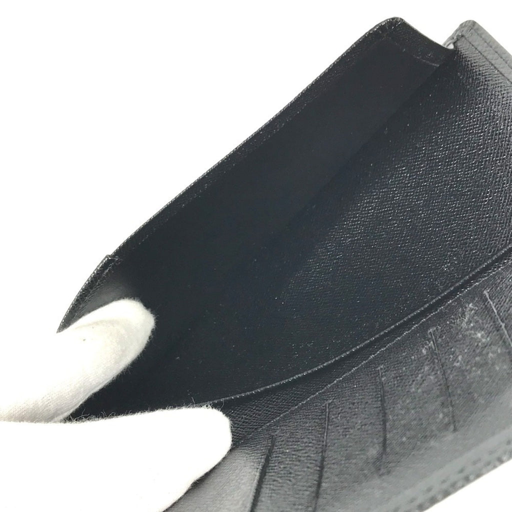 Louis Vuitton Taiga Ardoise Black Taiga Leather Long Wallet
