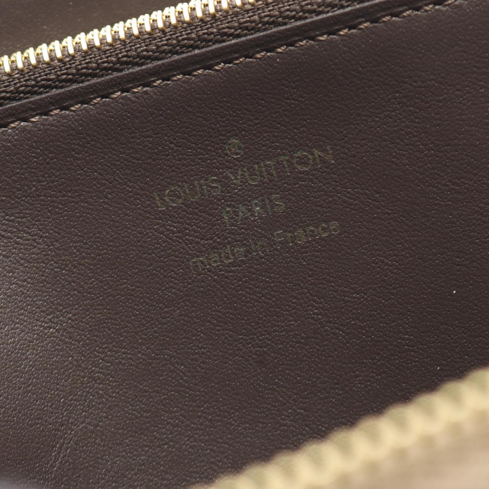 Louis Vuitton Beige Leather Long Wallet