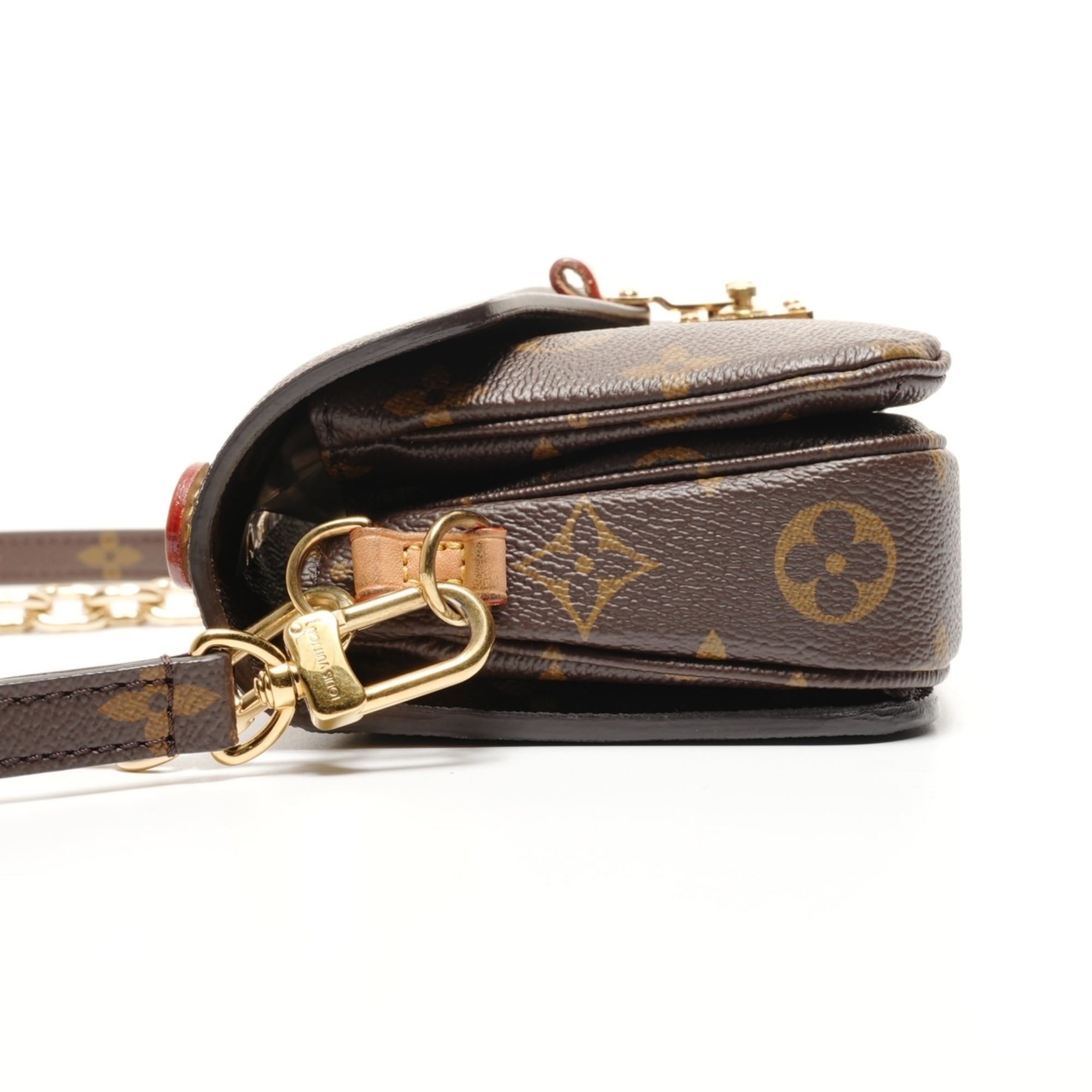 Louis Vuitton Brown Monogram Pochette Shoulder Bag