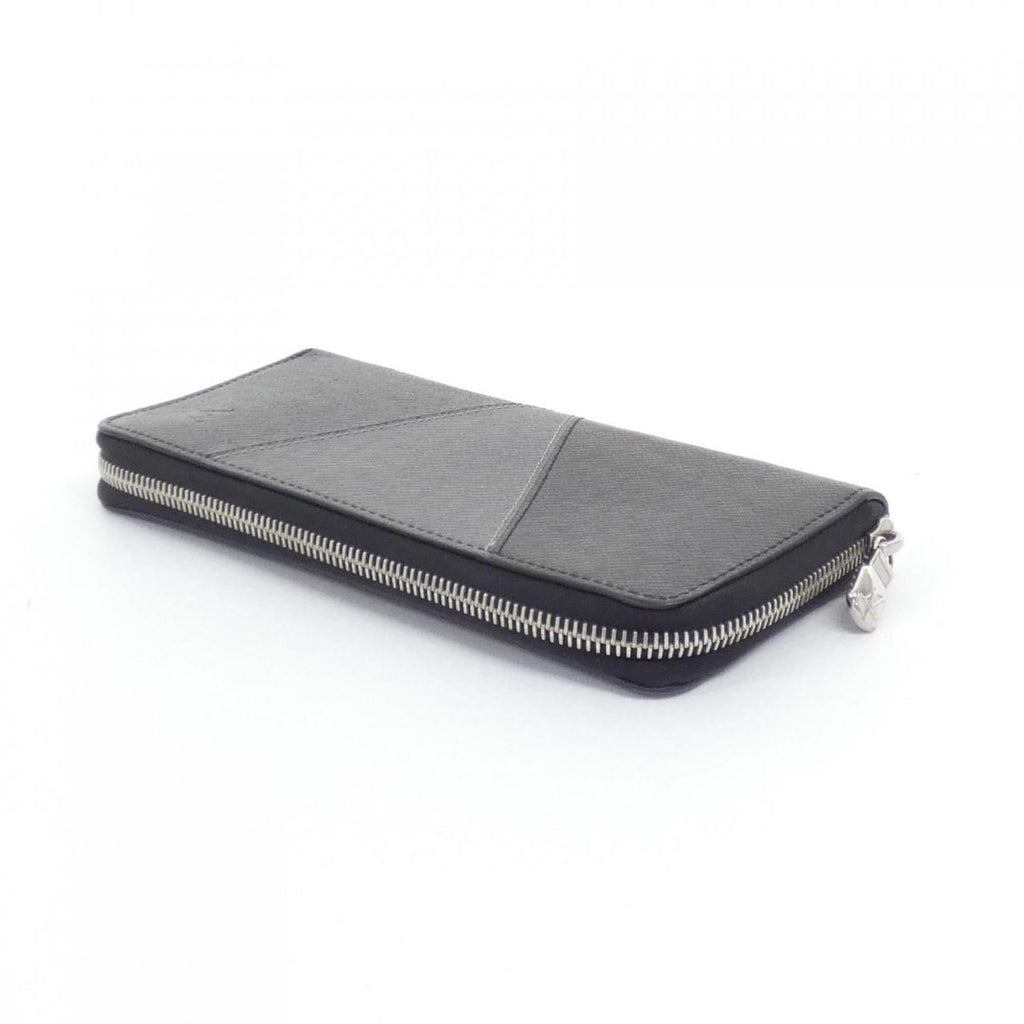 Louis Vuitton Gris Leather Long Wallet