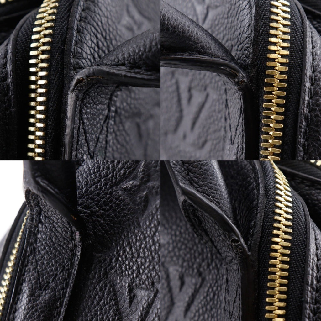 Louis Vuitton Black Noir Monogram Empreinte Handbag