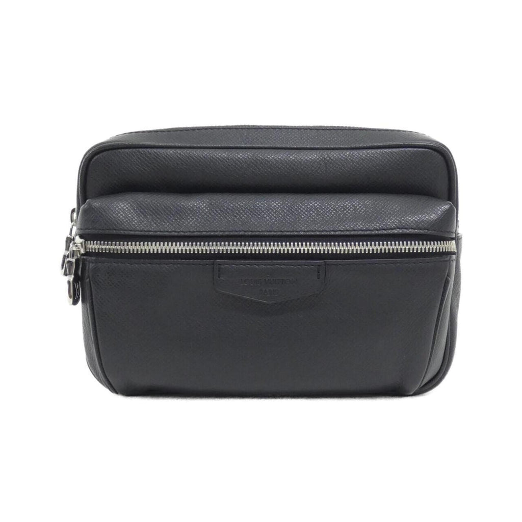 Louis Vuitton Taiga Black Taiga Leather Shoulder Bag