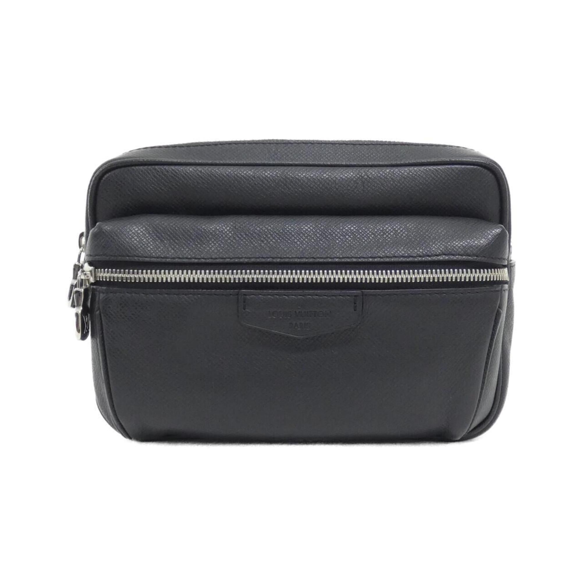 Louis Vuitton Taiga Black Taiga Leather Shoulder Bag