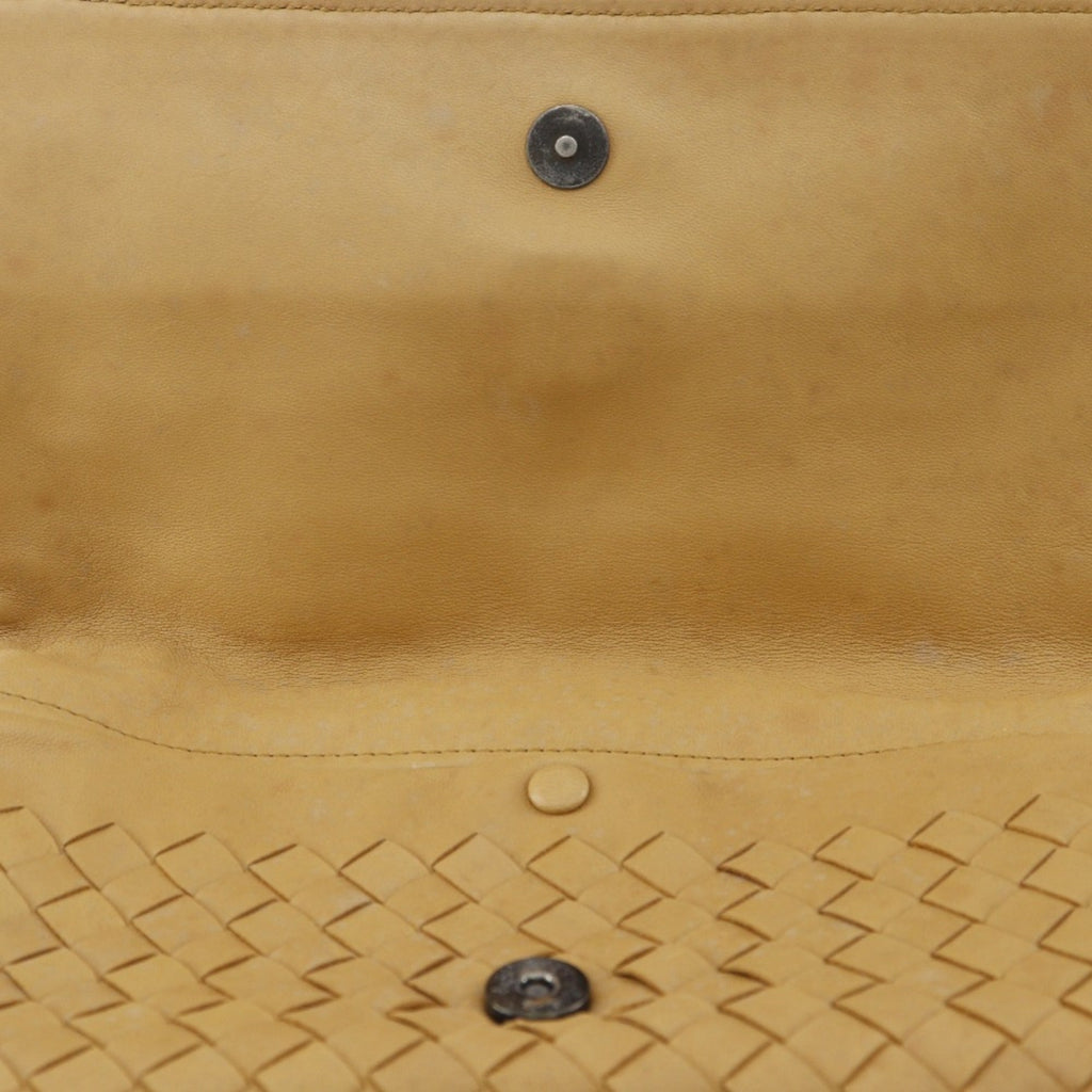 Bottega Veneta Beige Intrecciato Shoulder Bag