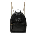 Gucci Black Leather Backpack (Pre-Owned)