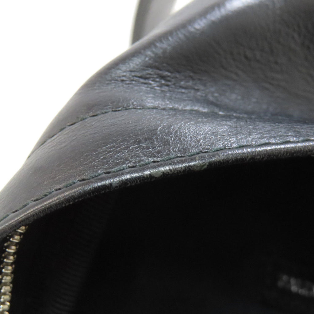 Balenciaga Black Leather Backpack