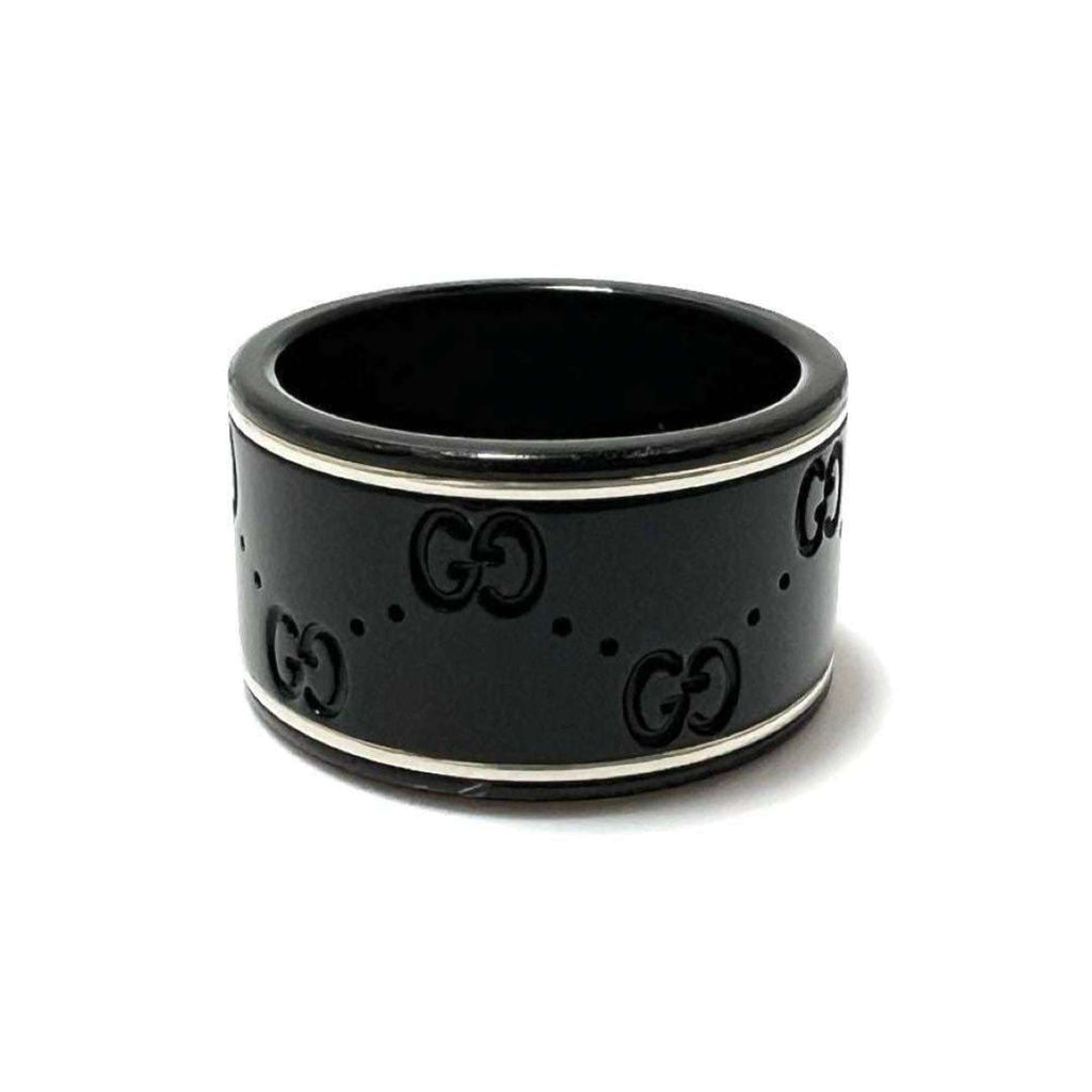 Gucci White Gold (18K) Ceramic Band Ring (Pre-Owned)