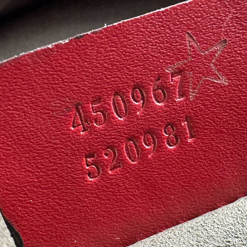 Gucci Red Color Leather Backpack (Pre-Owned)