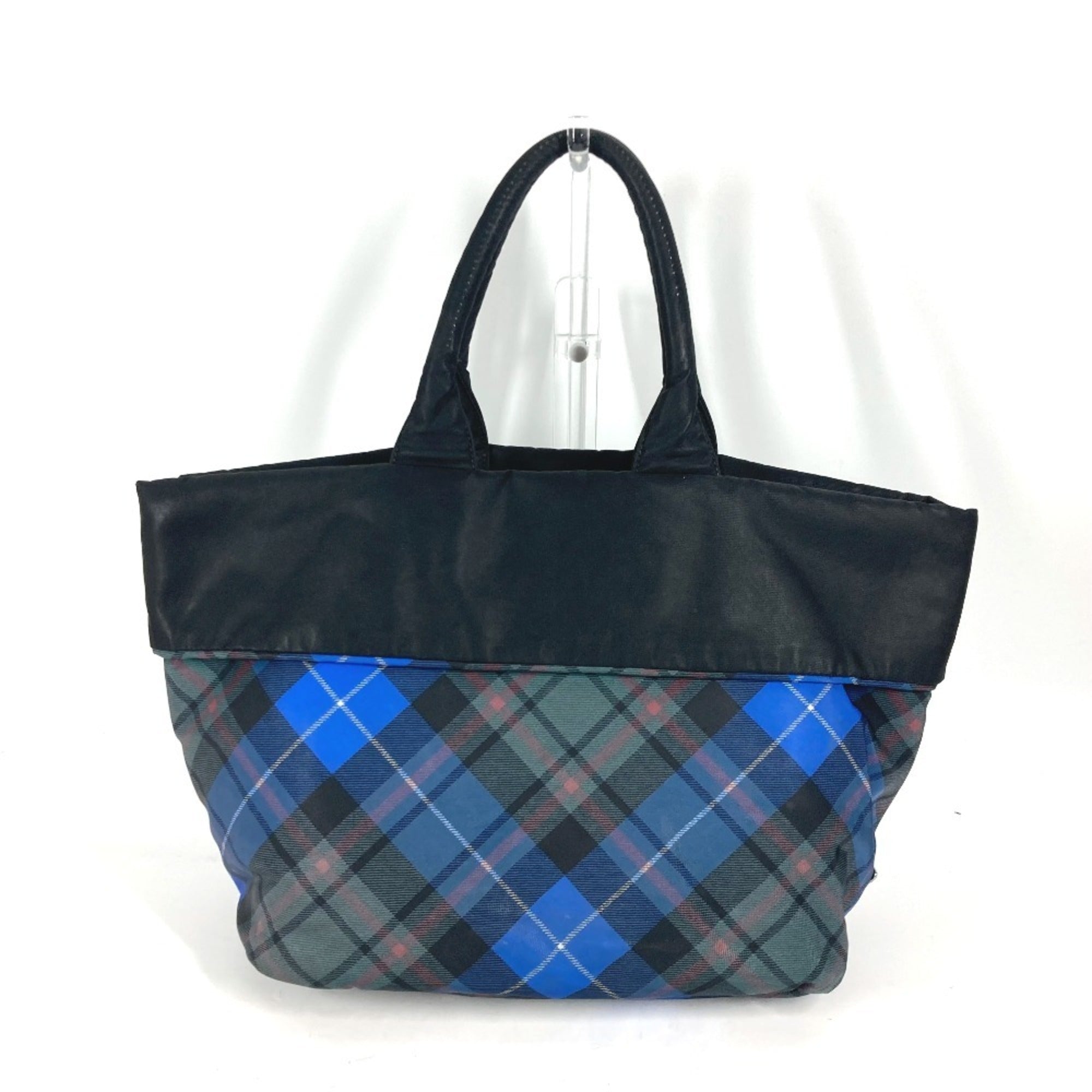 Prada Black Blue Green Nylon Shoulder Bag Tote Bag