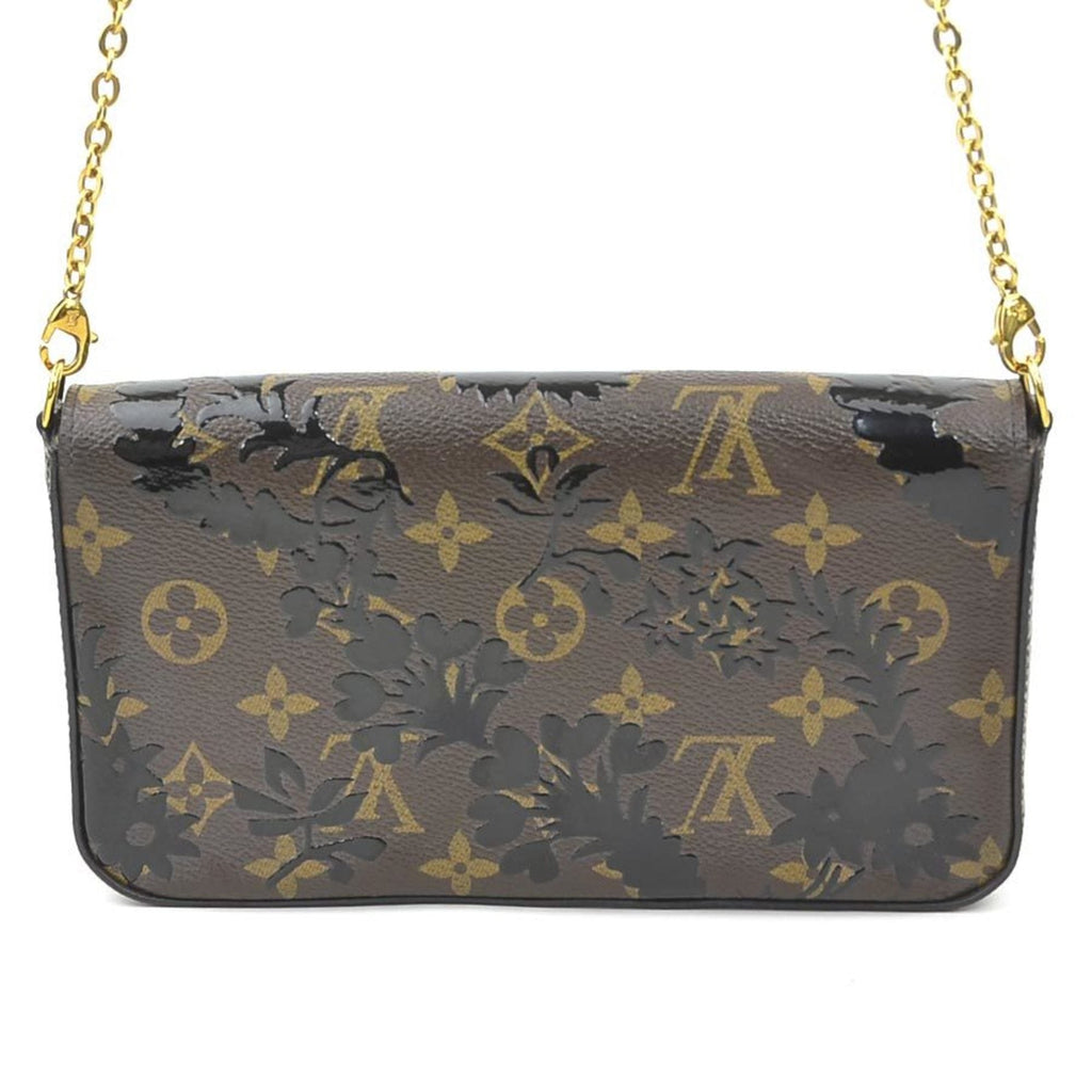 Louis Vuitton Black Brown Monogram Monogram Pochette Shoulder Bag