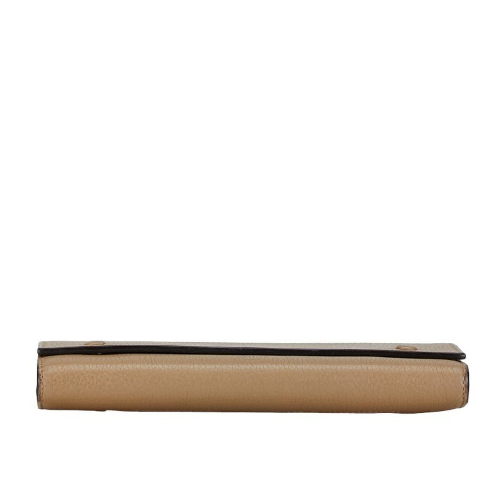 Celine Beige Leather Coin Purse/Coin Case