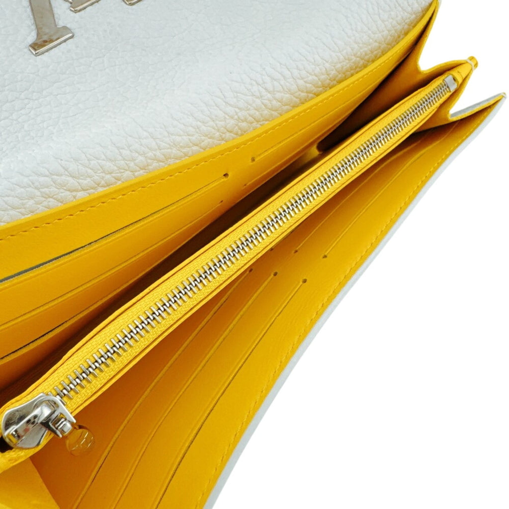 Louis Vuitton Dot Infinity (Yayoi Kusama) Multi-Color Yellow Leather Long Wallet