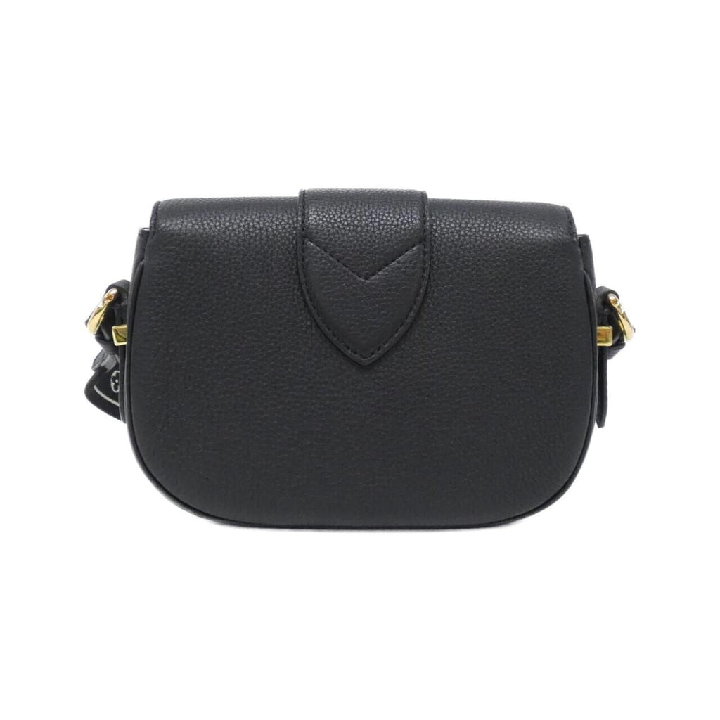 Louis Vuitton Black Leather Shoulder Bag
