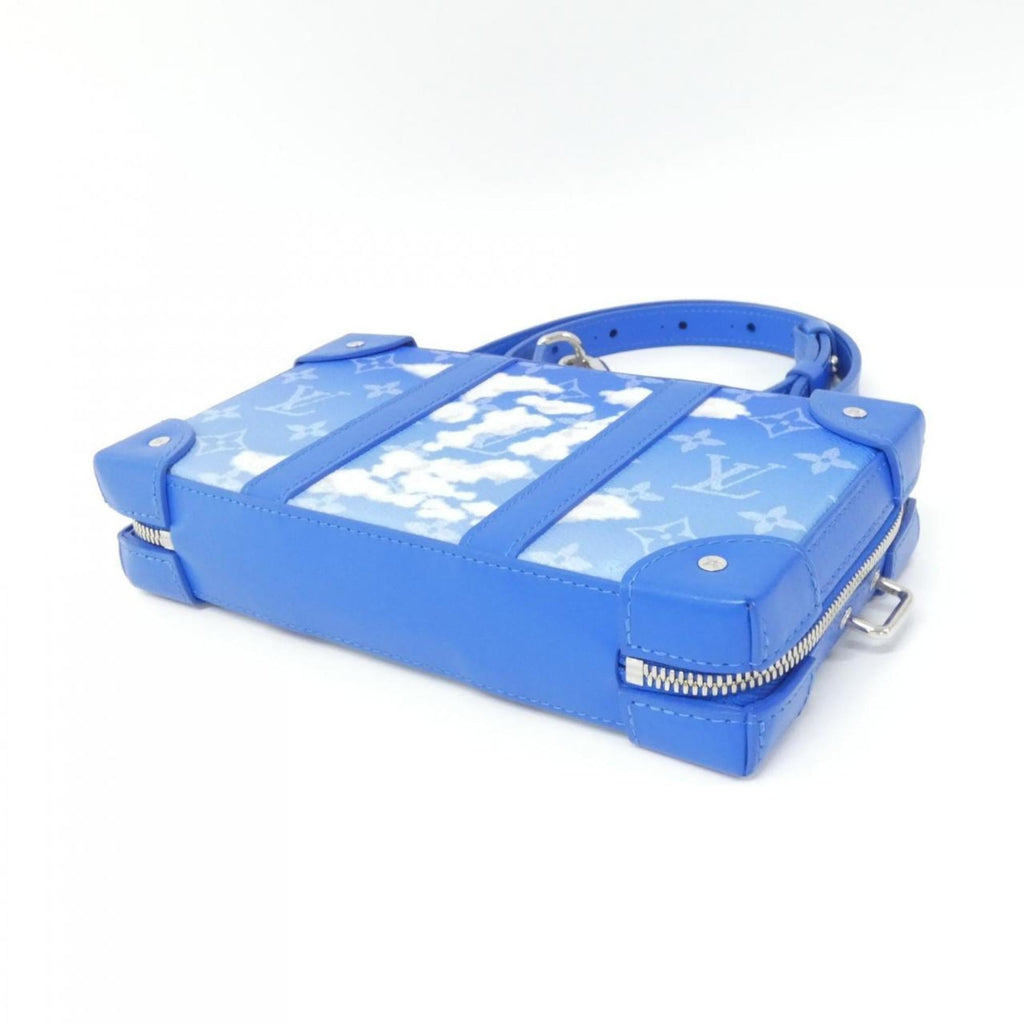 Louis Vuitton Monogram Blue Coated Canvas Shoulder Bag