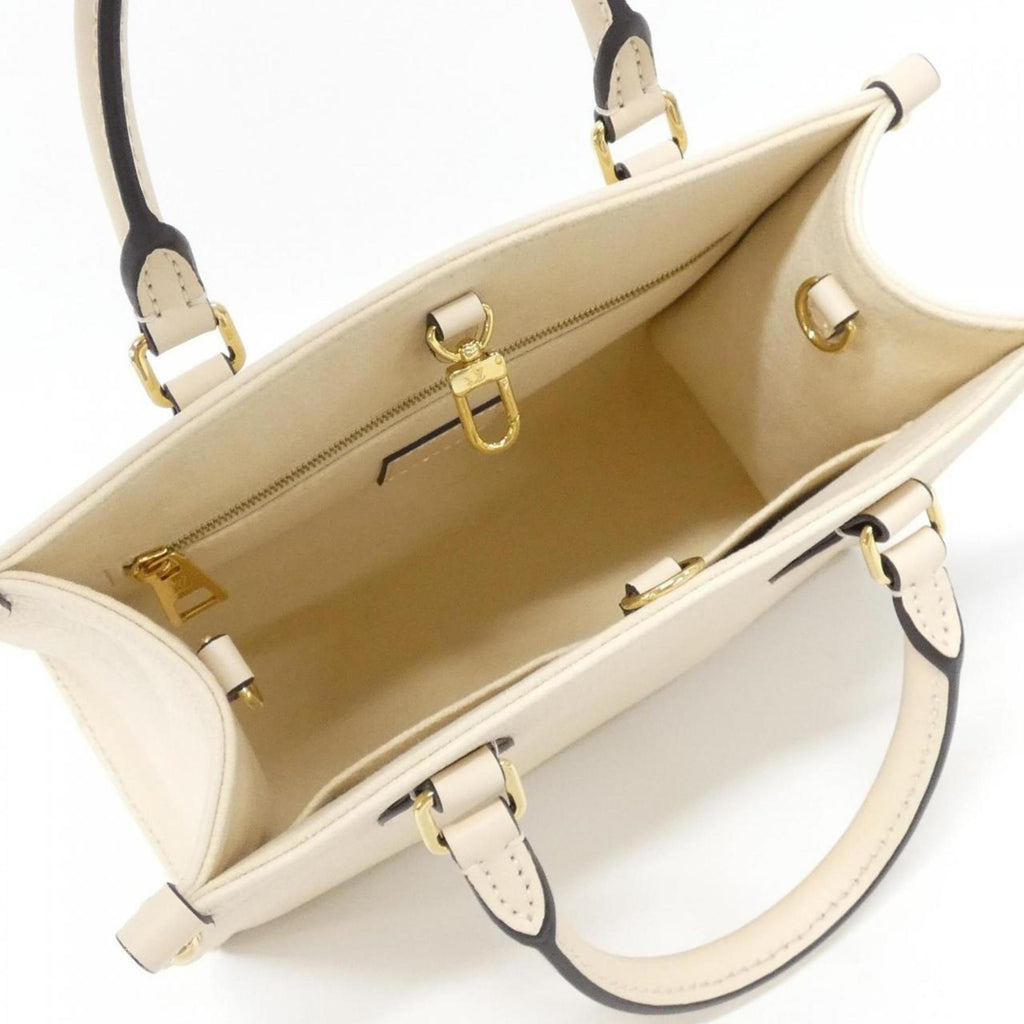 Louis Vuitton Cream Leather Handbag