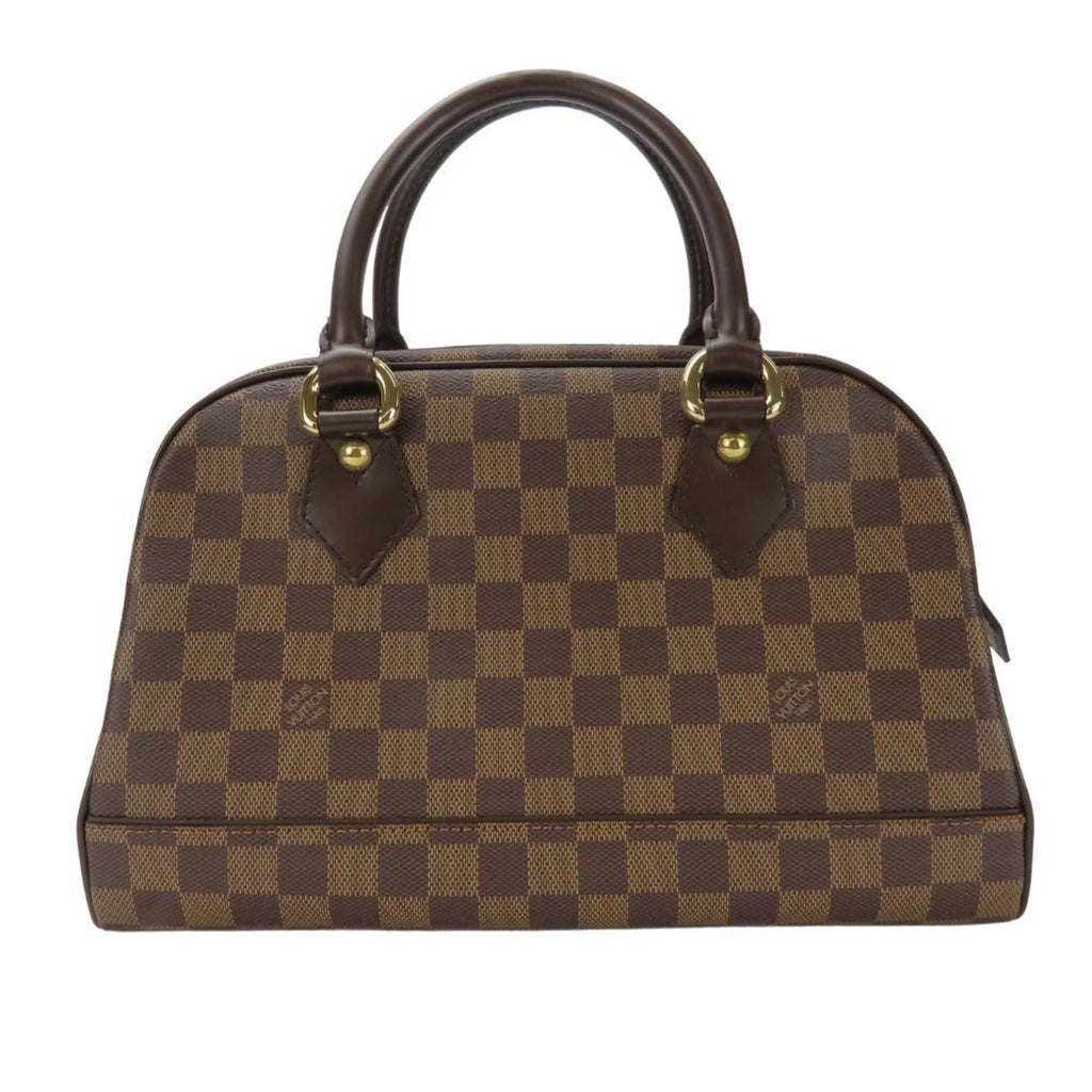 Louis Vuitton Brown Ebene Damier Canvas Leather Handbag