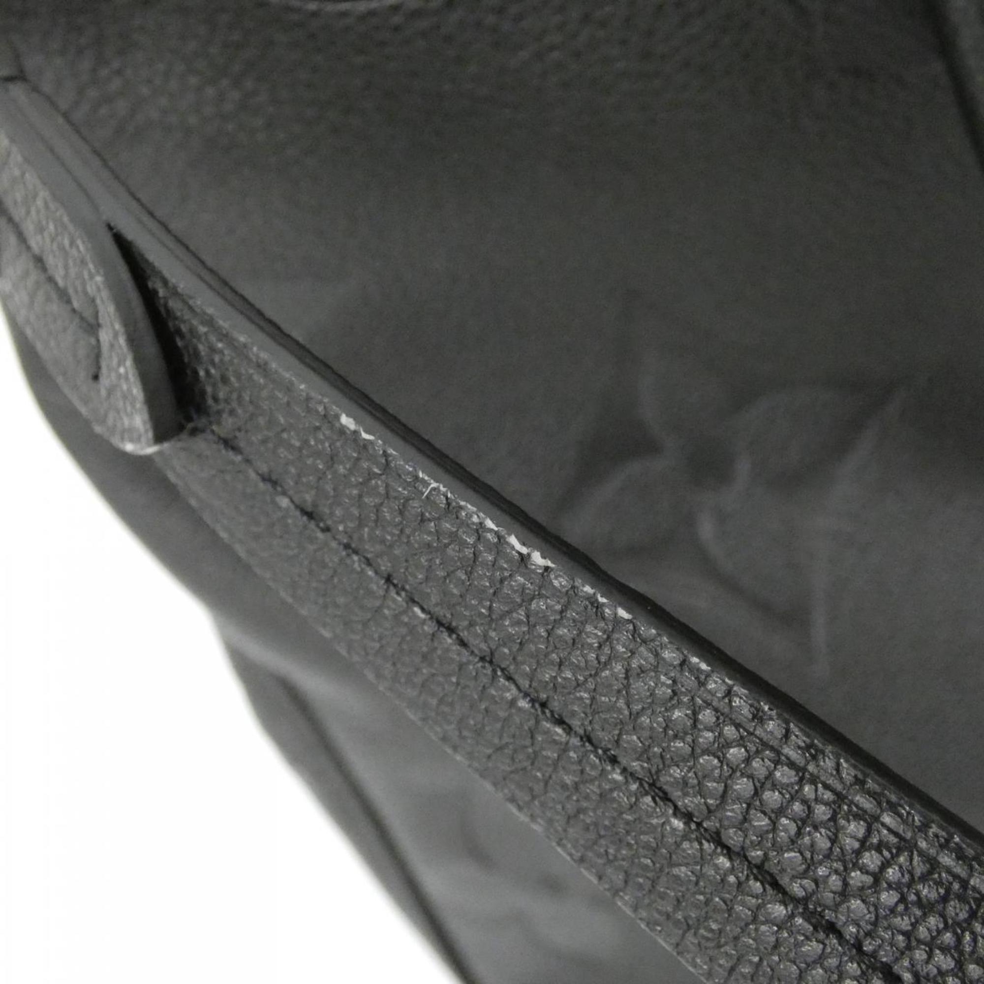 Louis Vuitton Black Leather Handbag