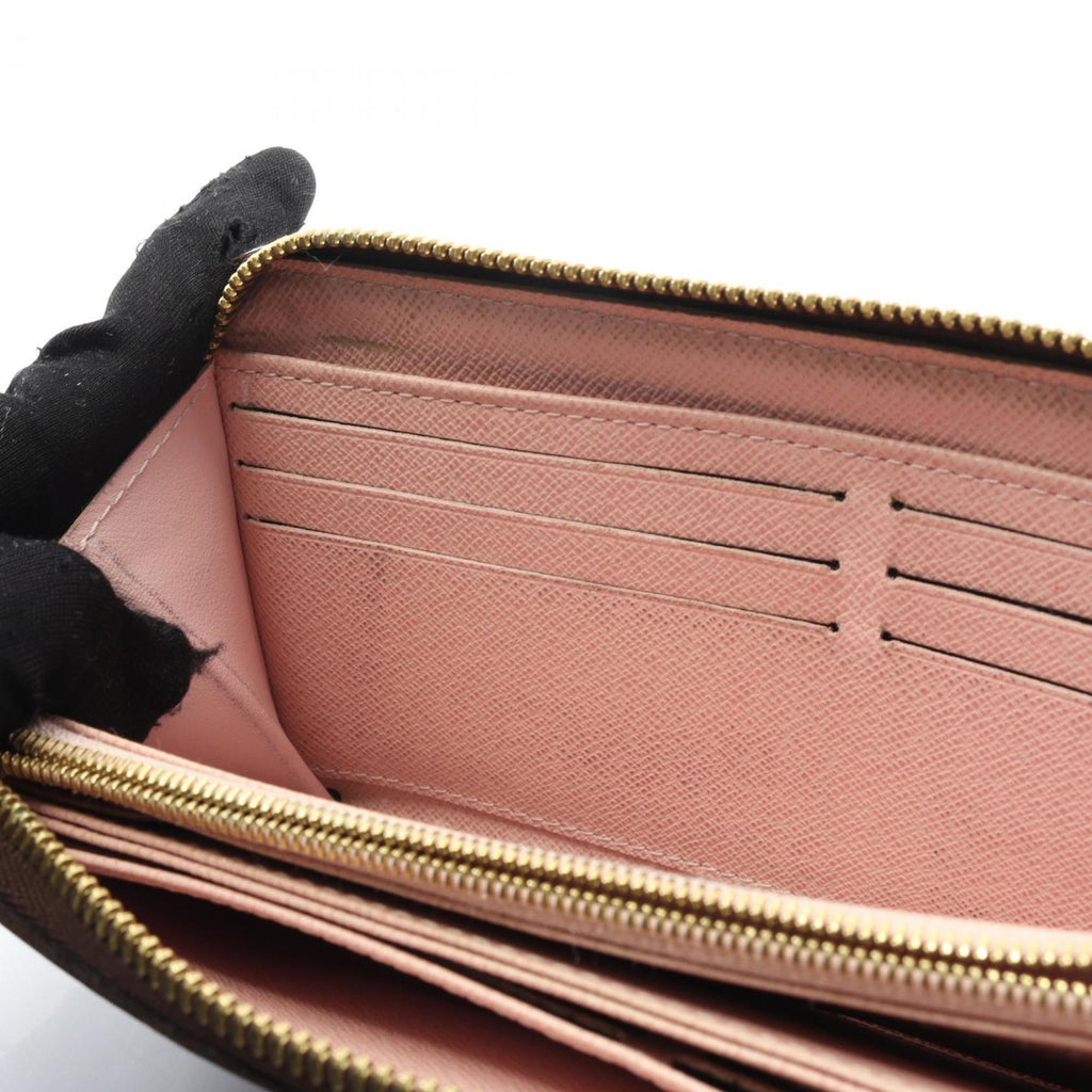 Louis Vuitton Brown Monogram Pink Rose Ballerine Monogram Long Wallet