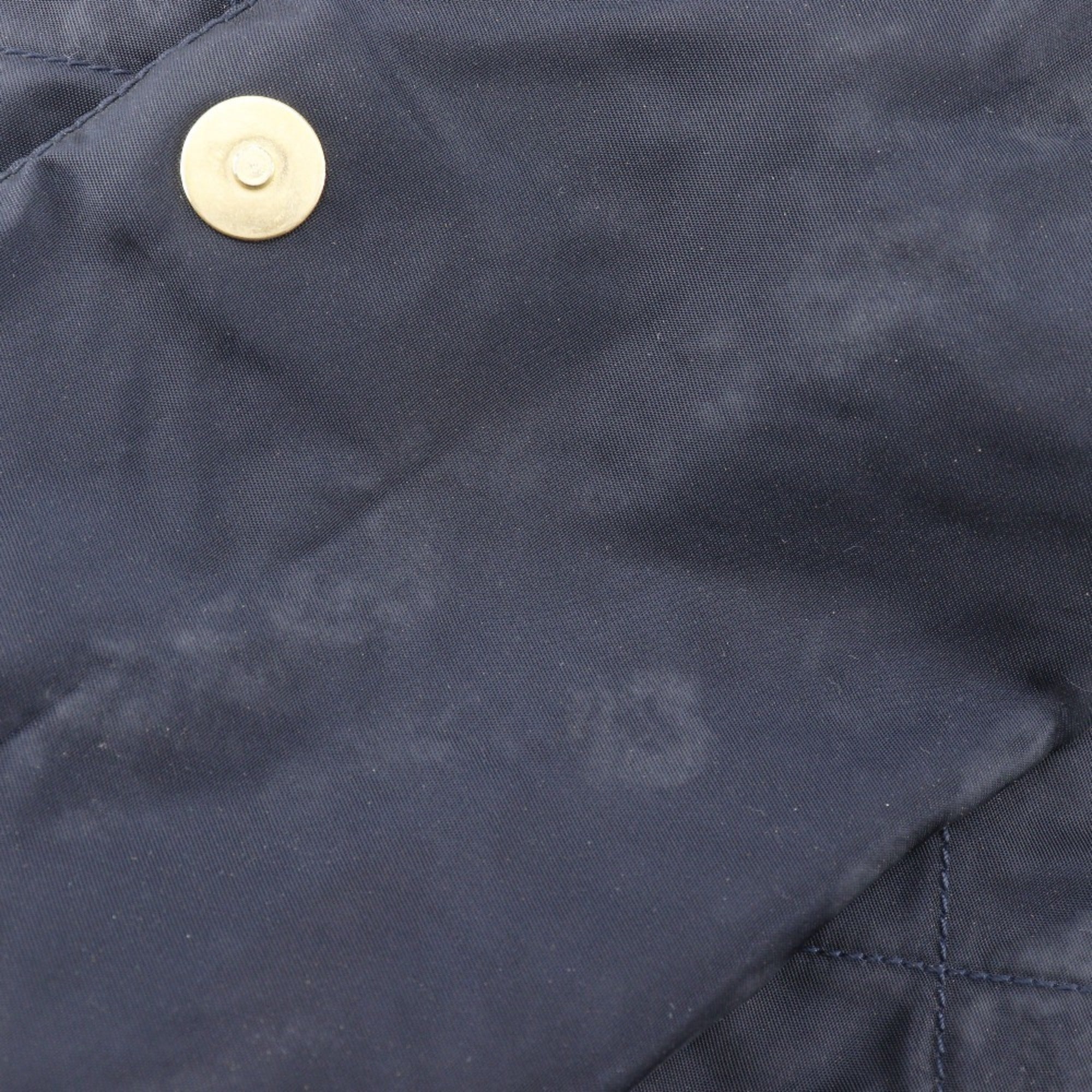Prada Navy Nylon Shoulder Bag
