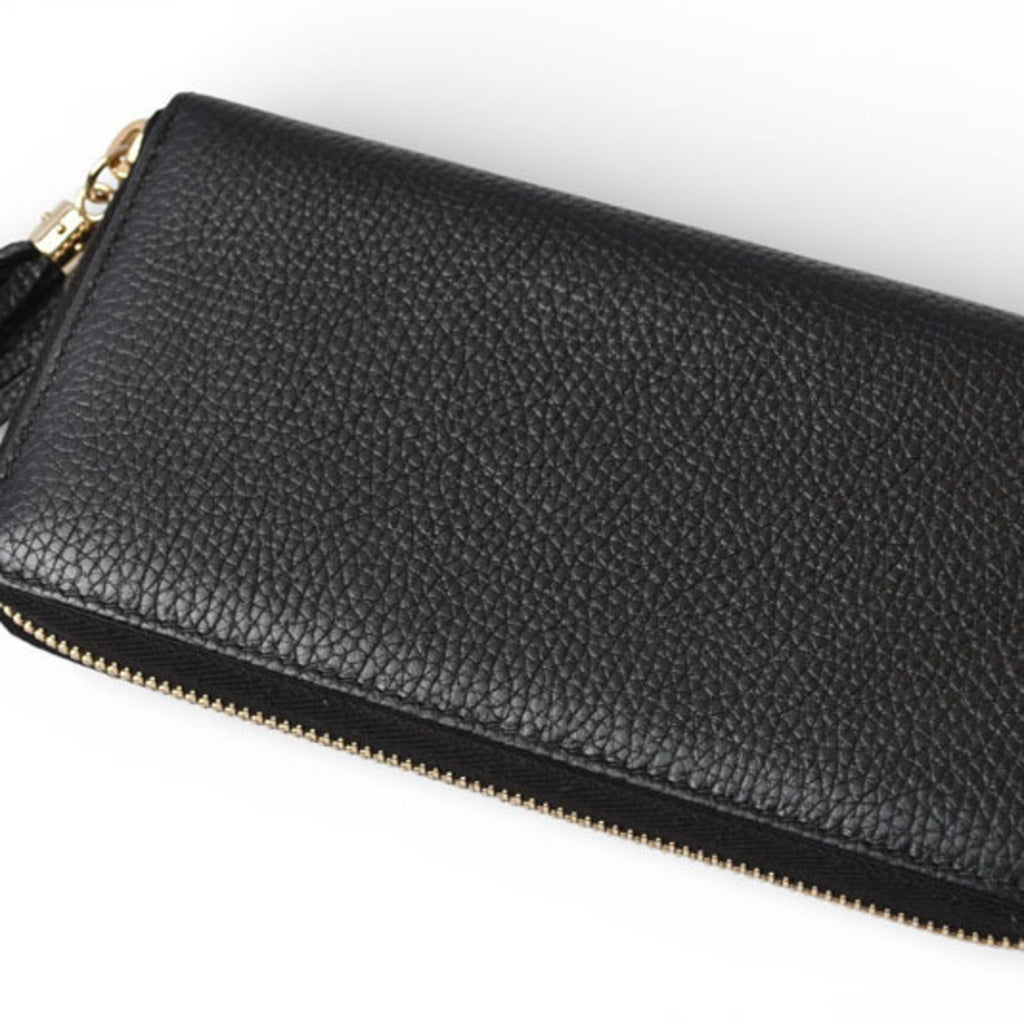 Gucci Black Leather Long Wallet (Bi-Fold) (Pre-Owned)