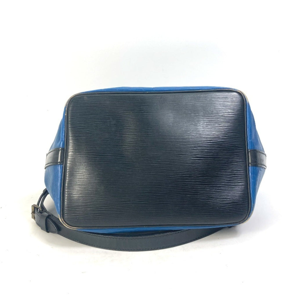 Louis Vuitton Black Blue Toledo Blue Epi Leather Shoulder Bag