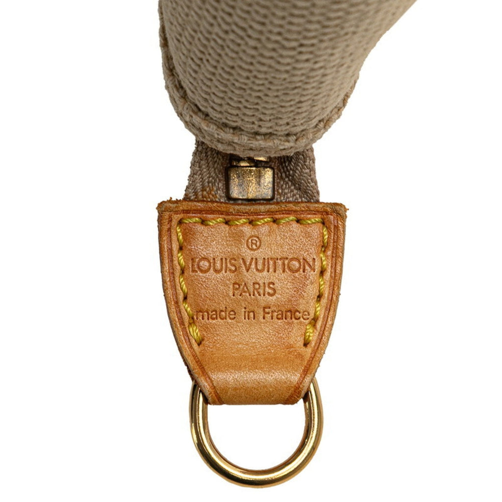 Louis Vuitton Antigua Beige Red Color Canvas Handbag