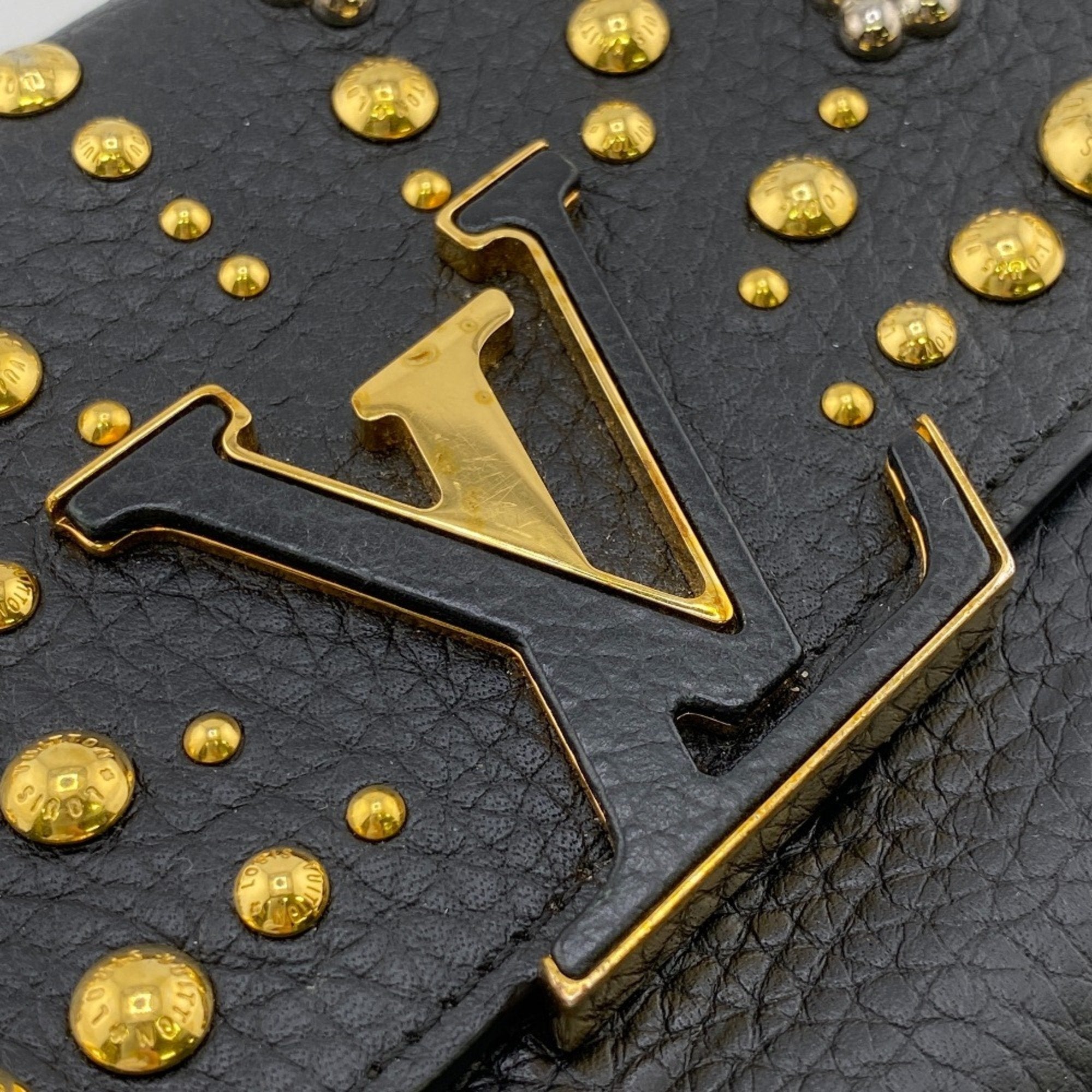 Louis Vuitton Black Leather Long Wallet