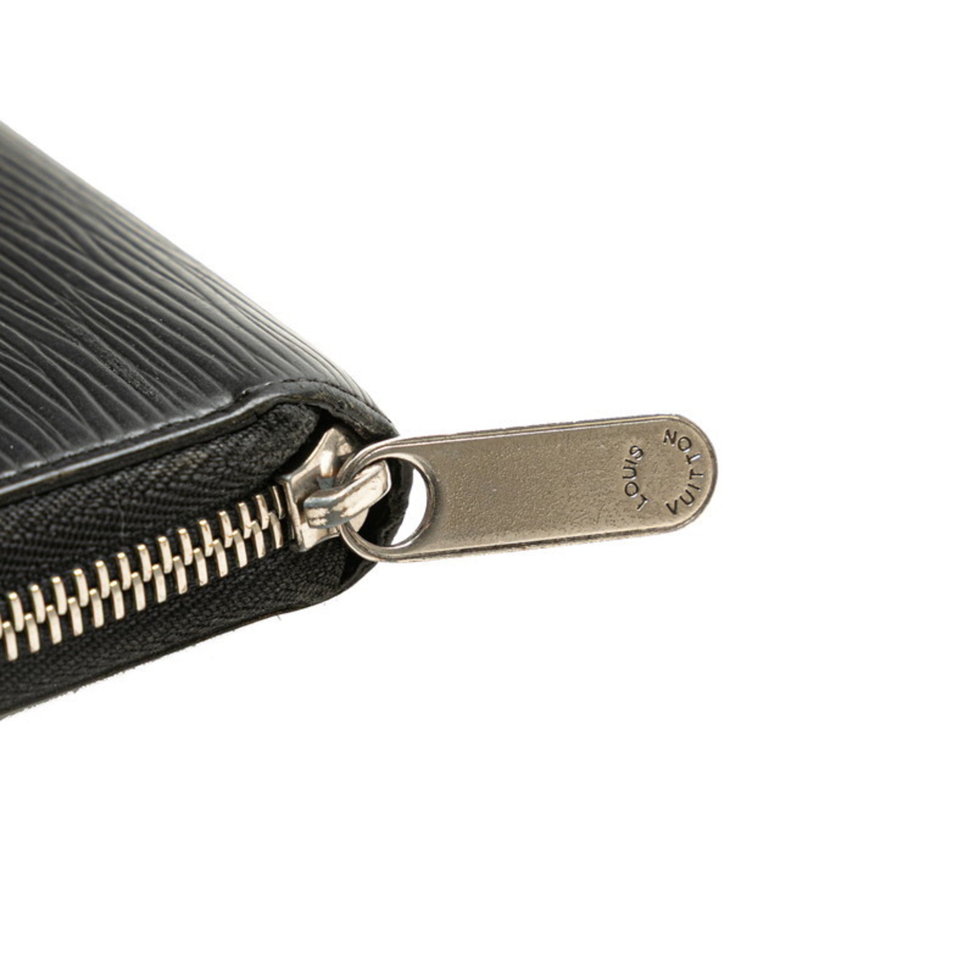 Louis Vuitton Epi Black Leather Long Wallet