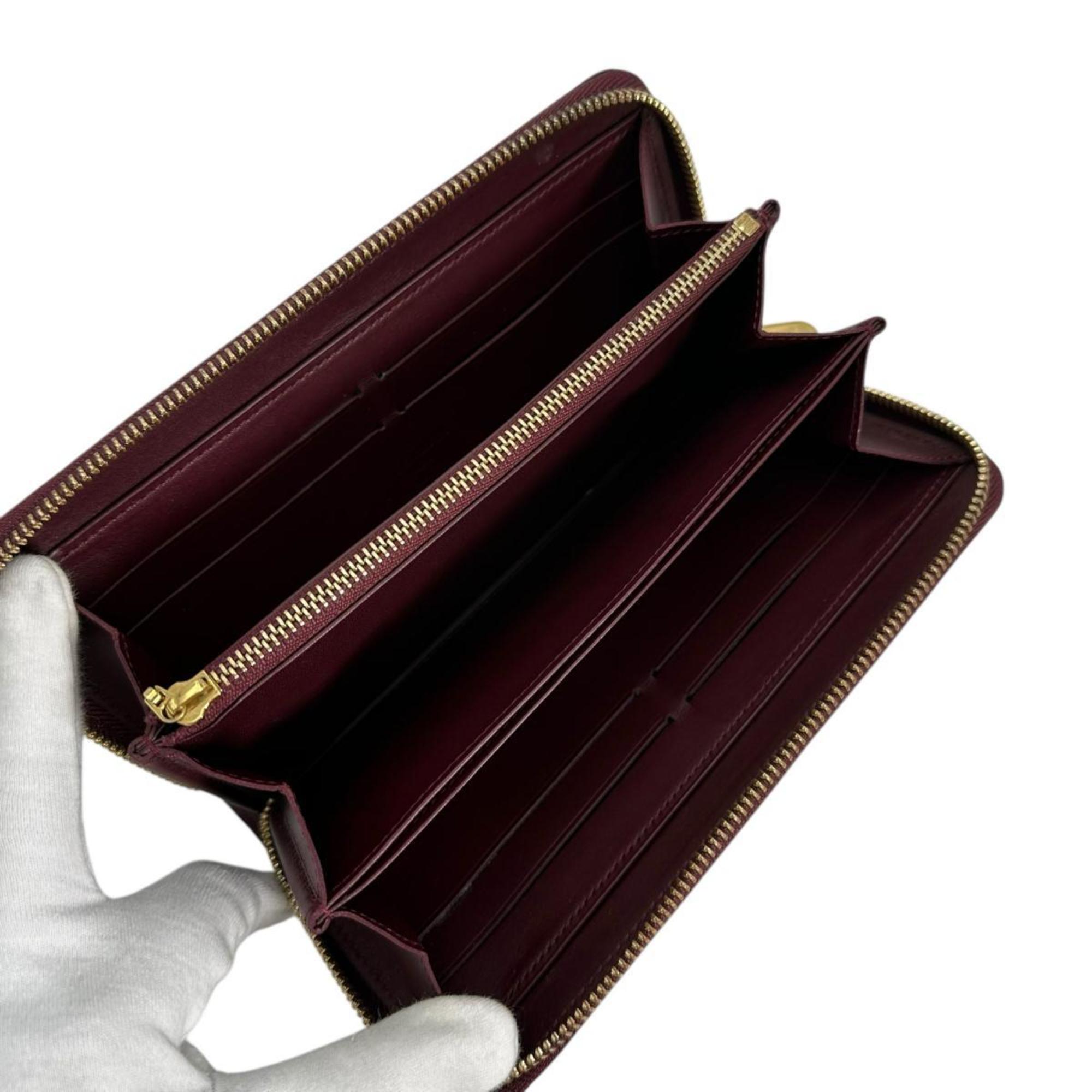 Louis Vuitton Monogram Vernis Magenta Monogram Vernis Long Wallet