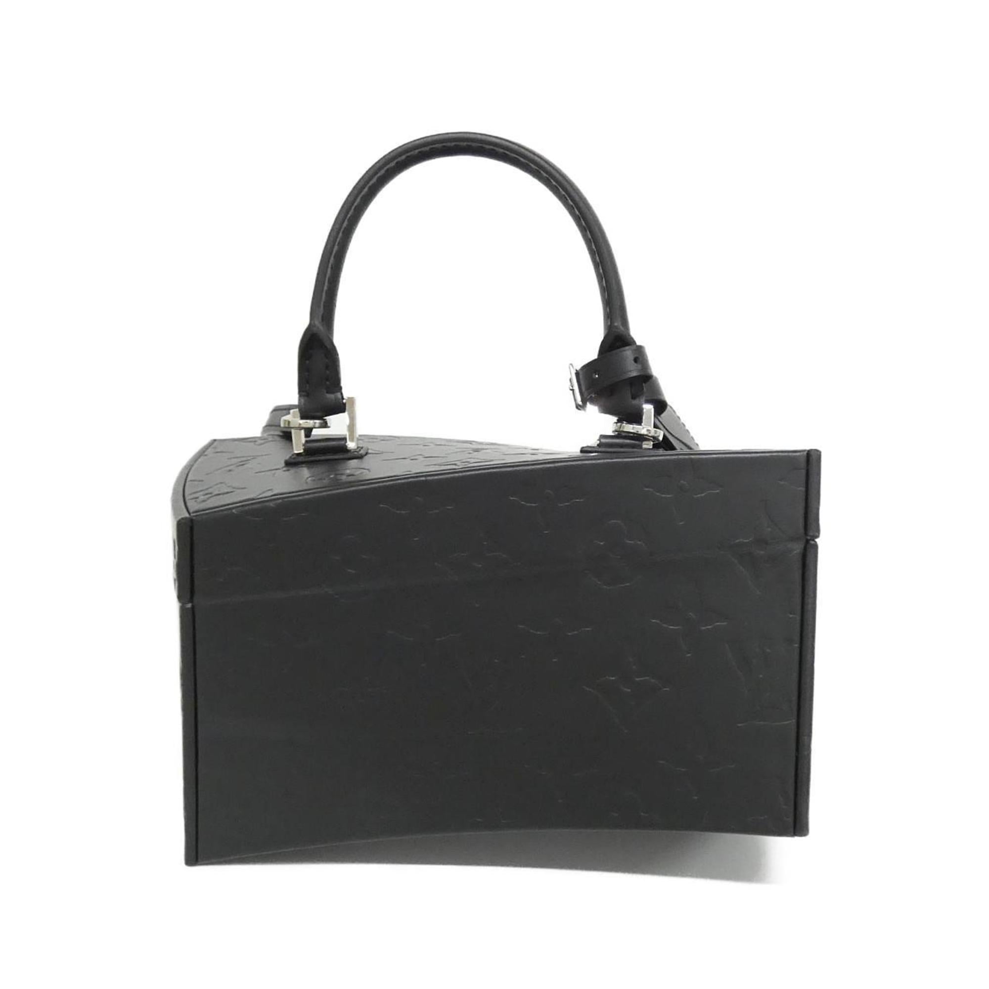 Louis Vuitton Black Leather Handbag