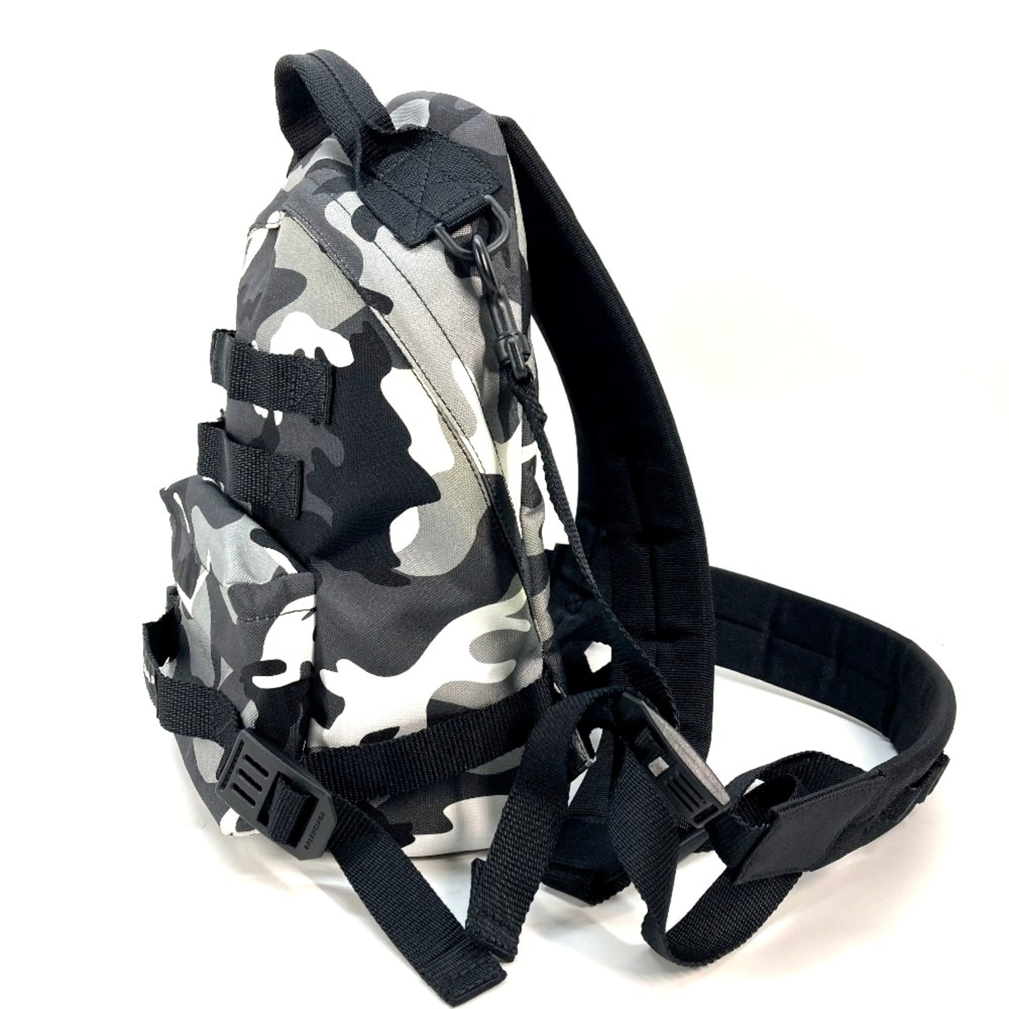 Balenciaga Gray Cloth Backpack