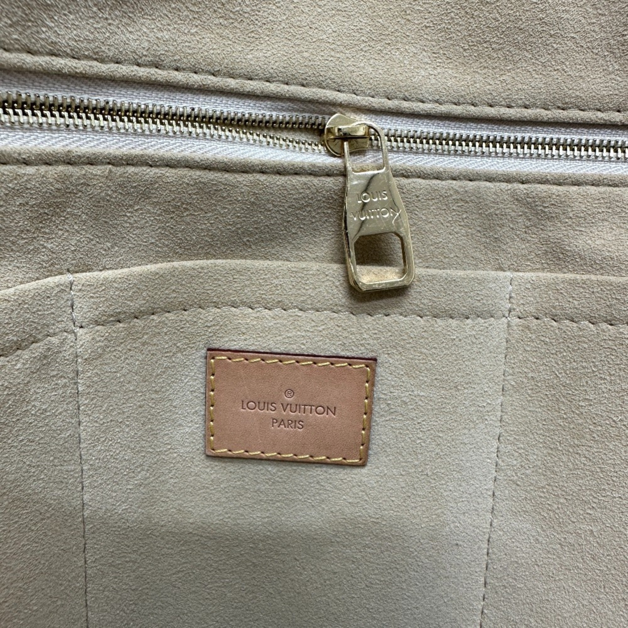Louis Vuitton White Damier Azur Shoulder Bag Tote Bag