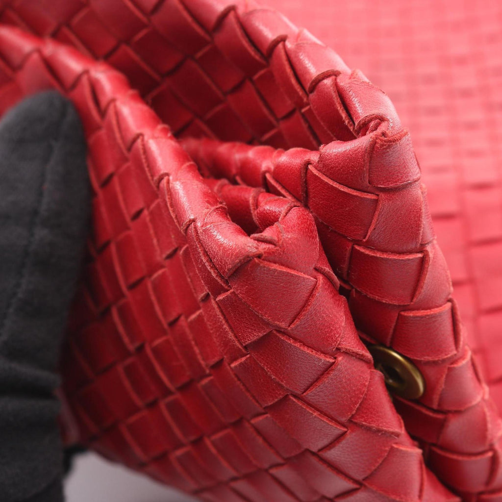 Balenciaga Red Color Leather Tote