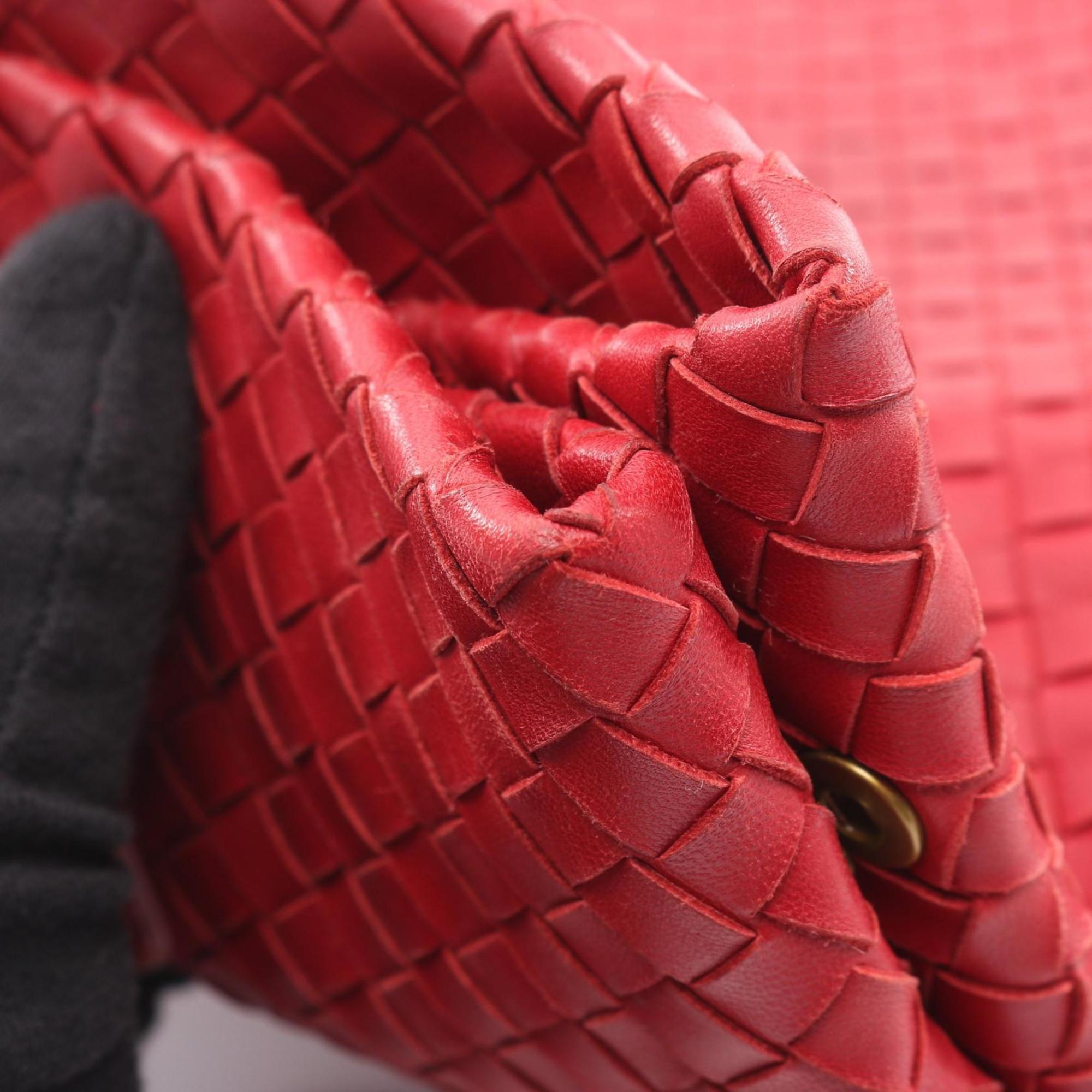 Balenciaga Red Color Leather Tote