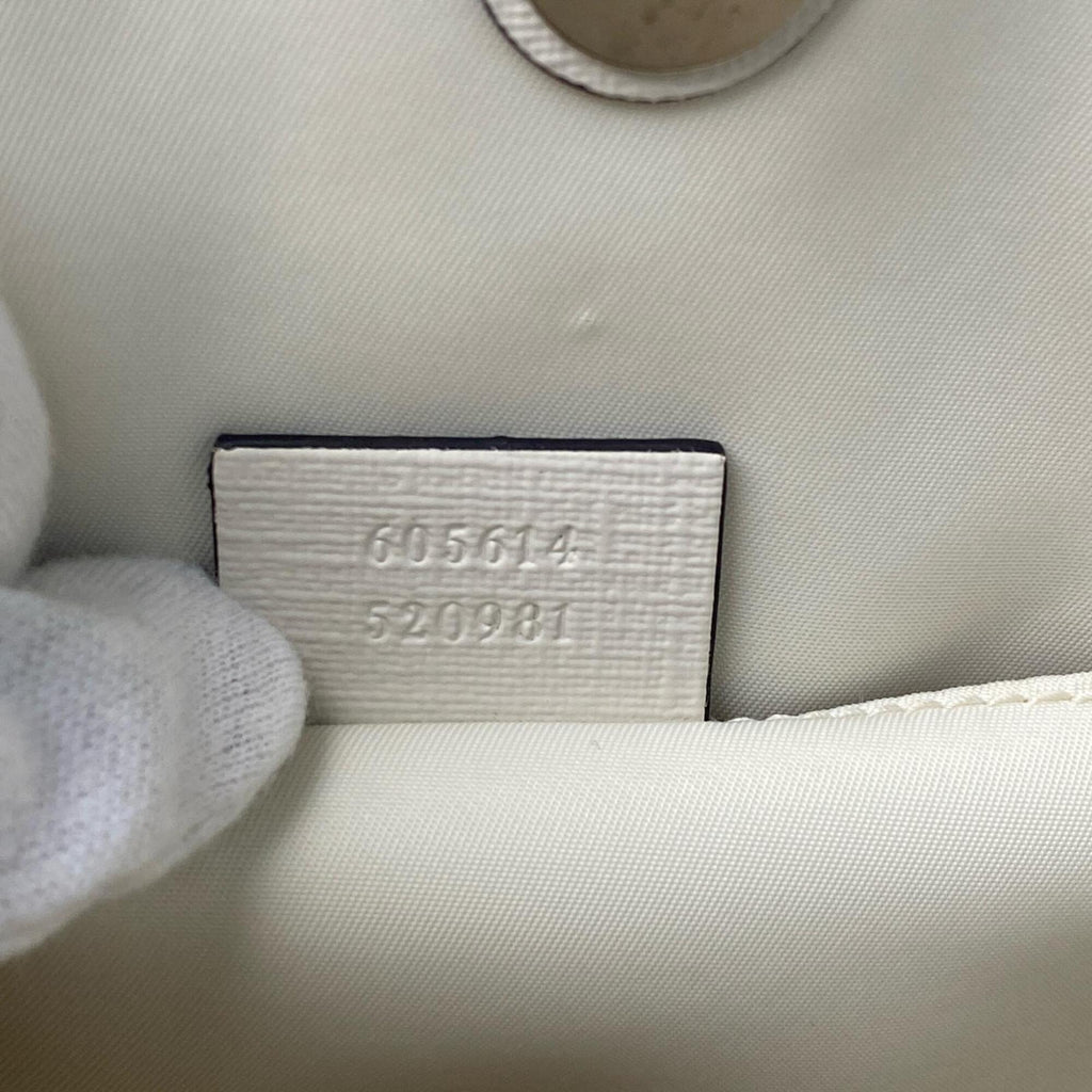 Gucci White Gg Canvas Tote Bag (Pre-Owned)