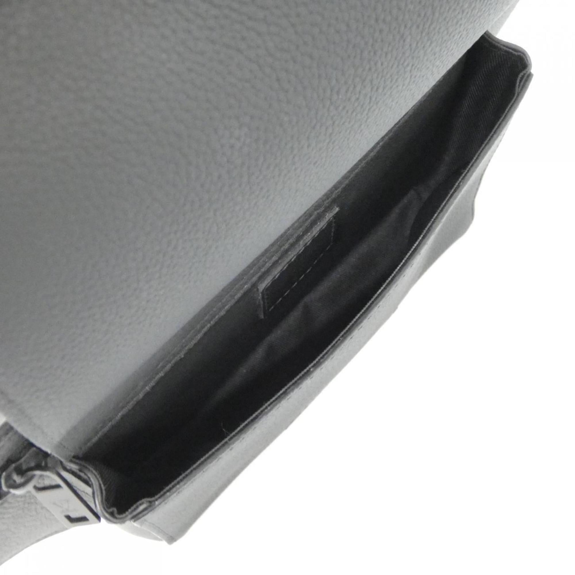 Louis Vuitton Black Leather Shoulder Bag