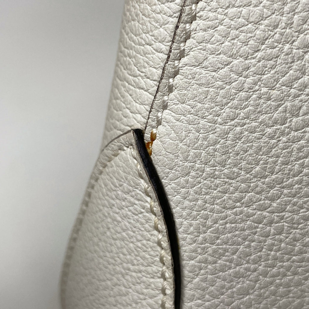 Gucci New Jackie White Leather Shoulder Bag (Pre-Owned)