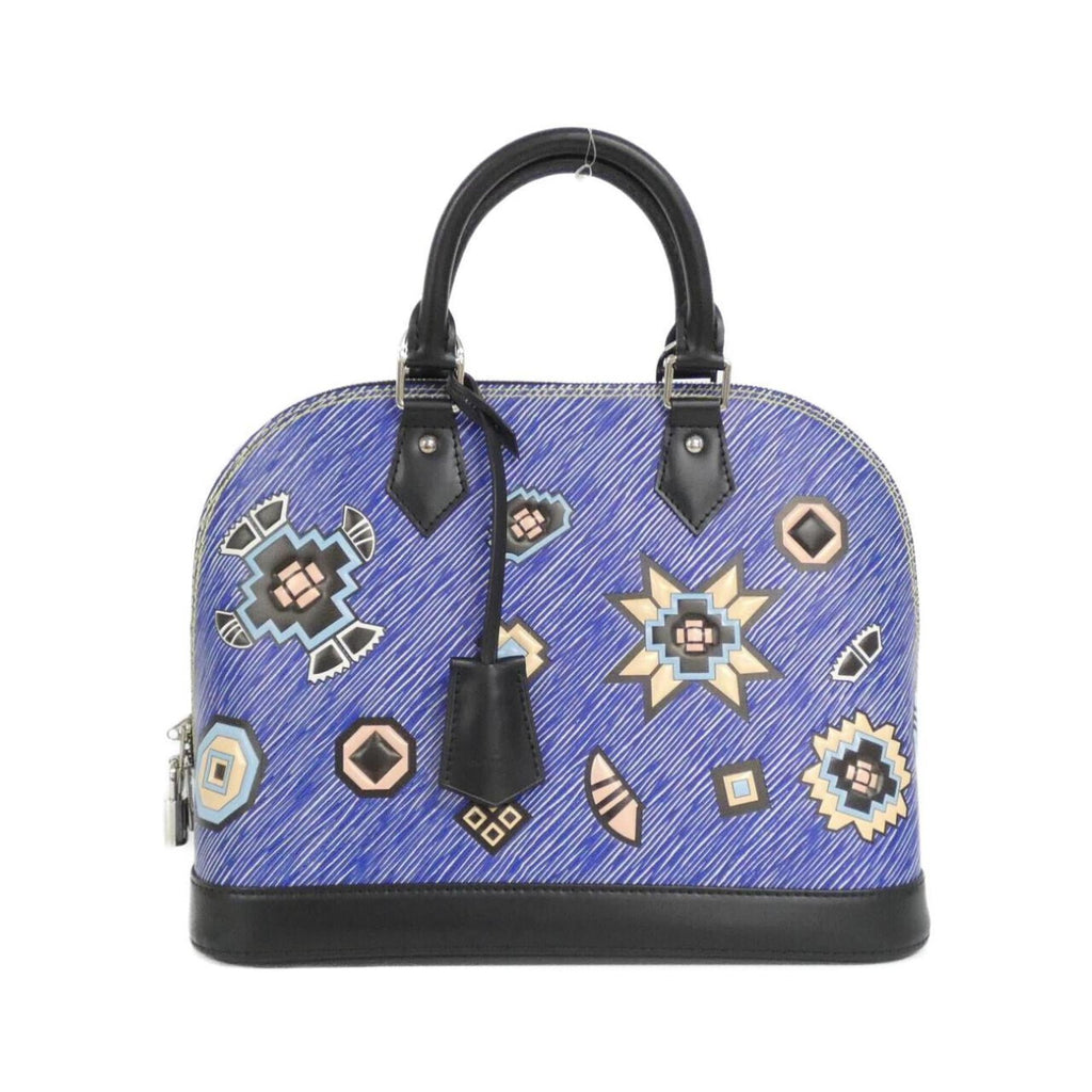Louis Vuitton Blue Leather Handbag
