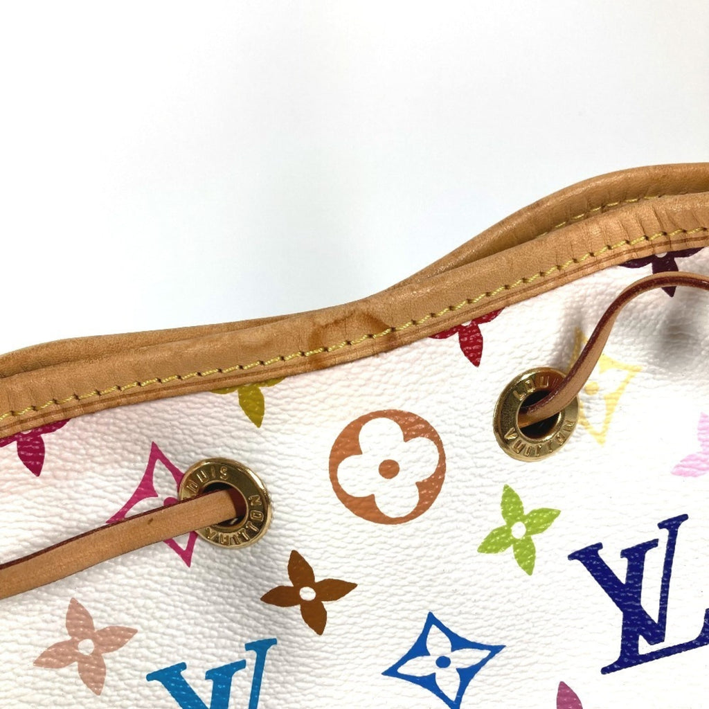 Louis Vuitton Blanc White Monogram Multicolore Shoulder Bag