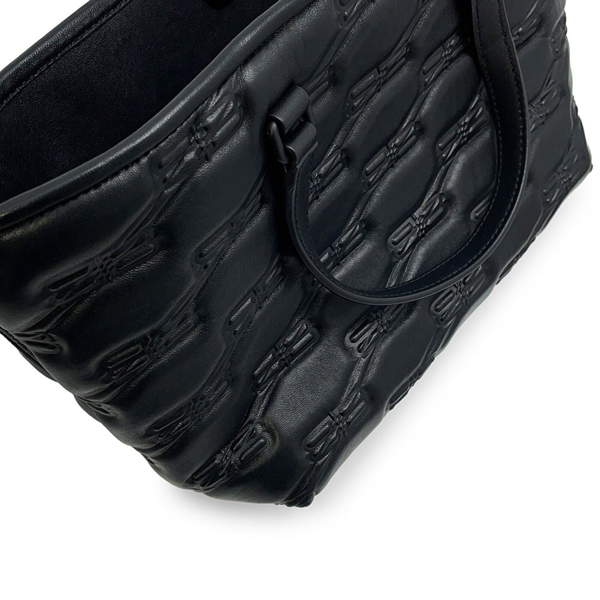 Balenciaga Black Leather Hand